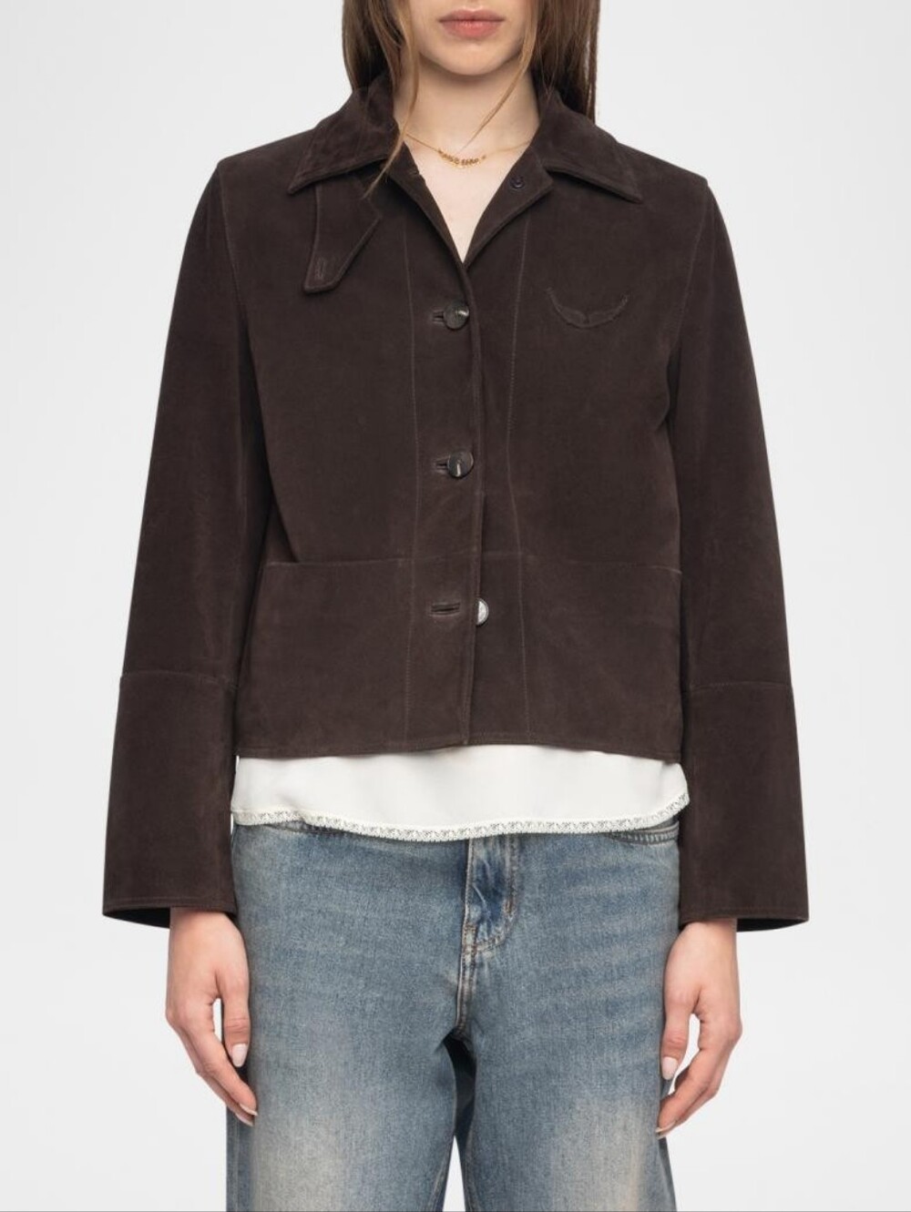 Zadig & Voltaire Lessa Suede Jacket - Picture 3 of 14